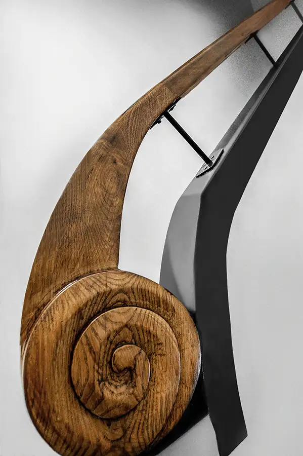 detalle pasamanos escalera